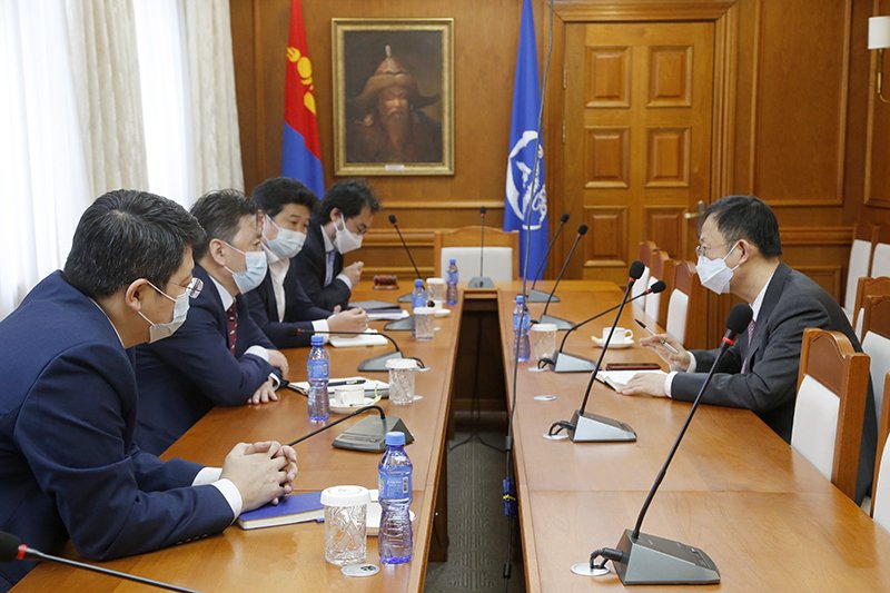 Монголбанкны Ерөнхийлөгч Б.Лхагвасүрэн ОУВС-ийн Суурин төлөөлөгч Юн Сок Хёныг хүлээн авч уулзлаа