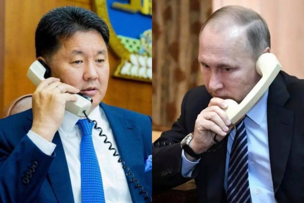 В.В.Путин У.Хүрэлсүх нар утсаар ярьж, төслүүдээ урагшлуулахаар боллоо