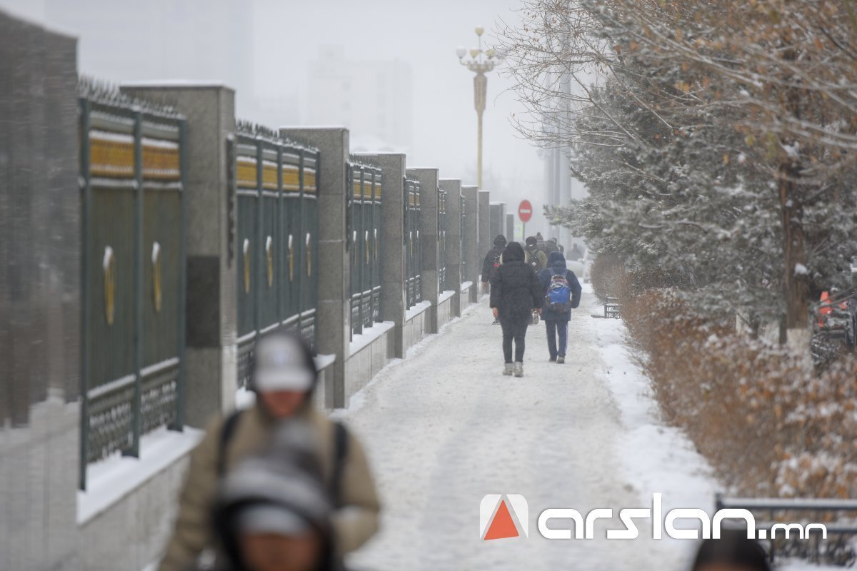 ЦАГ АГААР: Улаанбаатарт өдөртөө -27 хэм хүйтэн байна