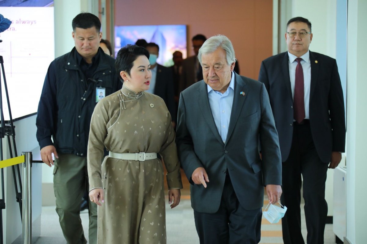 НҮБ-ын Ерөнхий нарийн бичгийн дарга А.Гутерреш Монгол Улсад хийсэн албан ёсны айлчлалаа өндөрлүүллээ