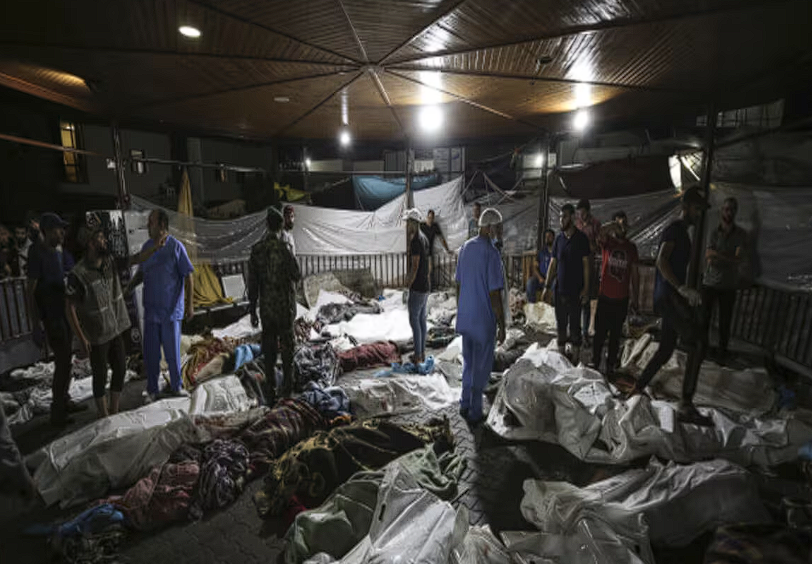  Израилын тал Газын эмнэлгийг бөмбөгдсөний улмаас 500 гаруй хүн АМИА АЛДЖЭЭ