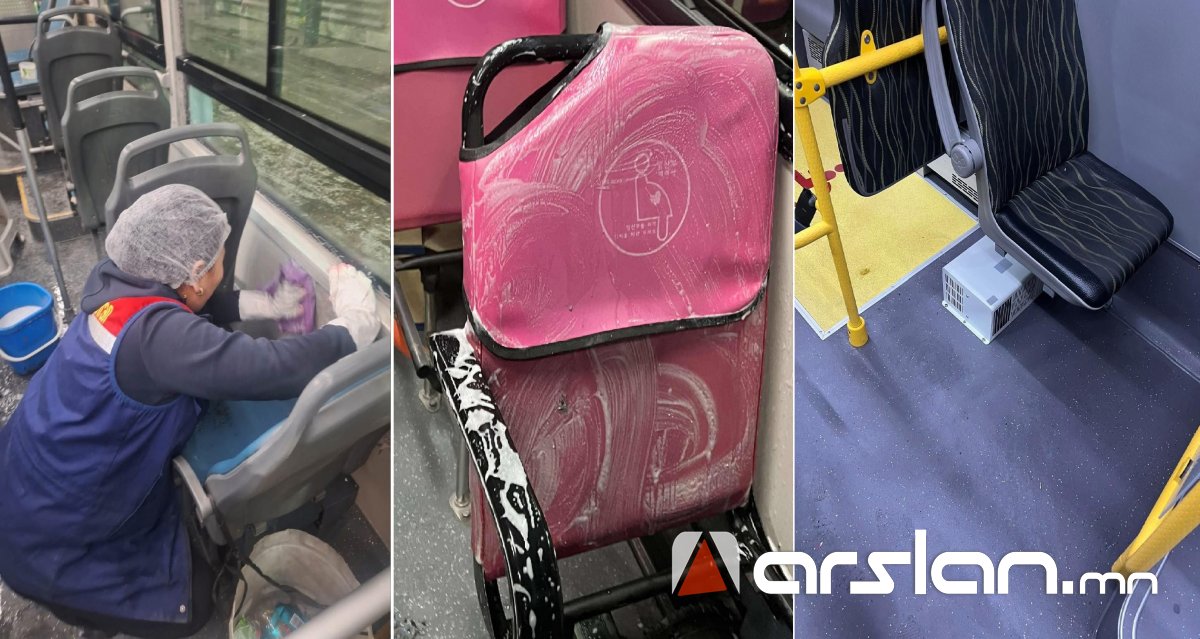 ФОТО: Нийтийн тээврийн автобусуудыг өдөр бүр цэвэрлэхээс гадна долоо хоногт нэг удаа ариутгадаг байна
