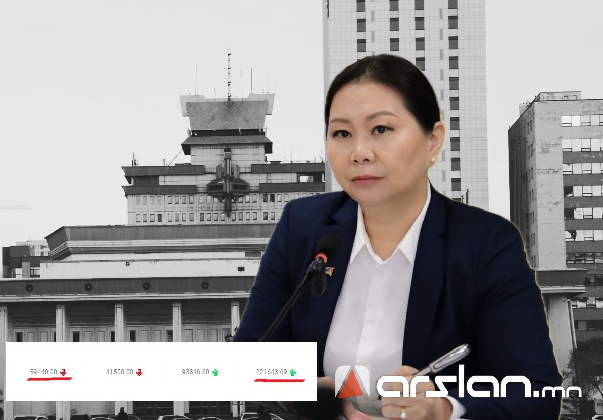 НИТХ-ын төлөөлөгч Л.Ариунтуяа “давхар дээлтэй“ болсноор орлого ₮59 саяас ₮221 сая болж НЭМЭГДЖЭЭ