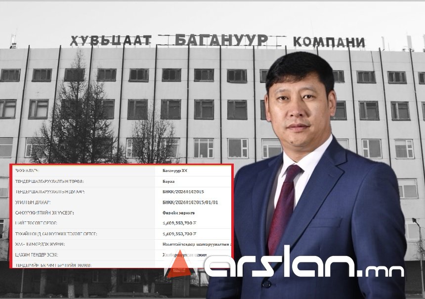 “Давхар дээлтэй“ Багануур ХК-ийн захирал Т.Отгонболд төсвийн ₮1.6 ТЭРБУМААР мод усалгааны нэг машин авна