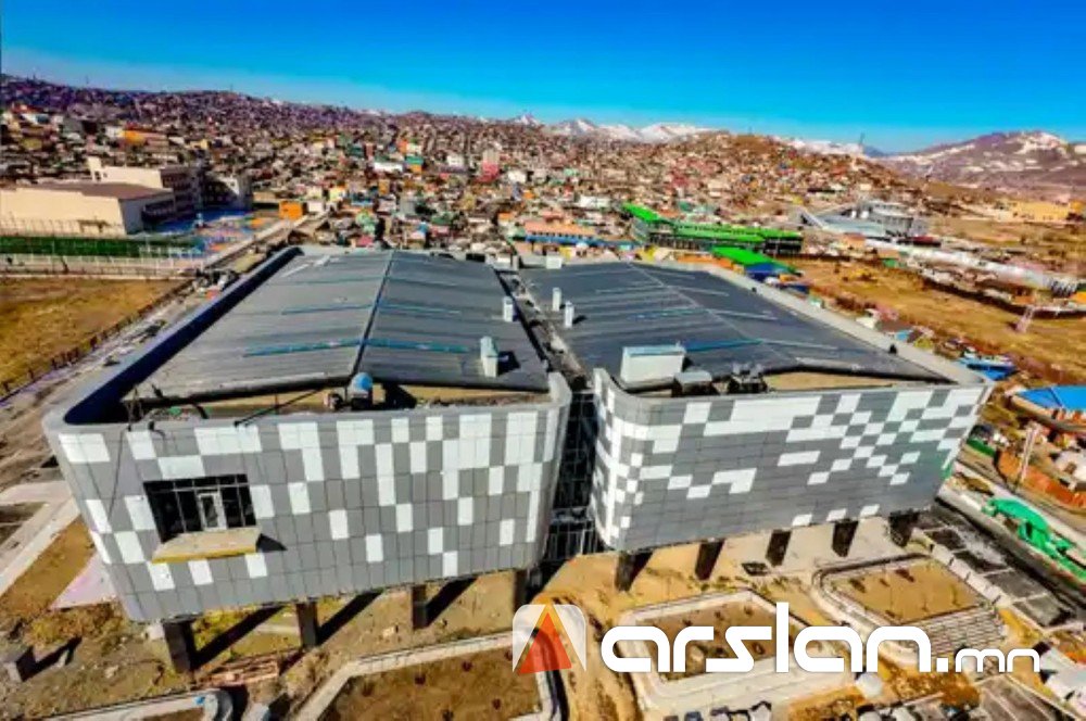 Спорт цогцолбор бүхий цэцэрлэгт хүрээлэнгийн барилга угсралт 80 хувьтай үргэлжилж байна