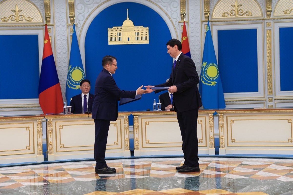 Монголбанк Бүгд Найрамдах Казахстан Улсын Үндэсний банктай хамтын ажиллагааны санамж бичиг байгууллаа