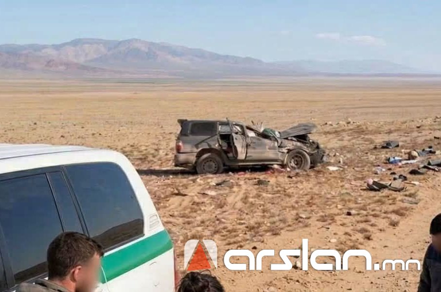 Ховд аймагт Израиль улсын хоёр иргэн зам тээврийн осолд өртжээ